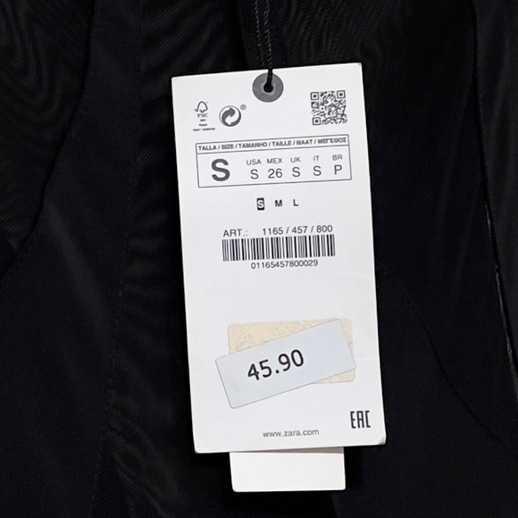 Zara Black Dress Tulle 🖤 - Picture 4 of 5